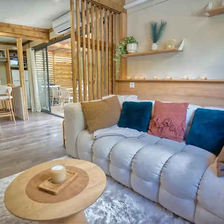Cosy - Spa, Terrasse & Parking Campingplatz Onesse-et-Laharie